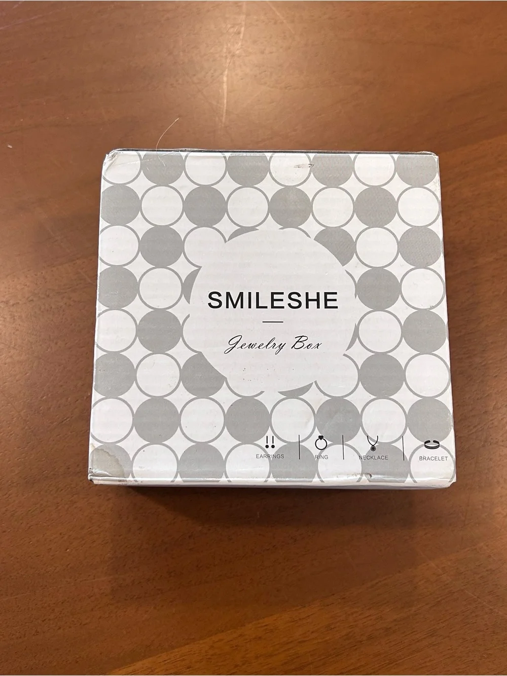 NWT Smileshe Navy Jewelry Box - Decorative Storage